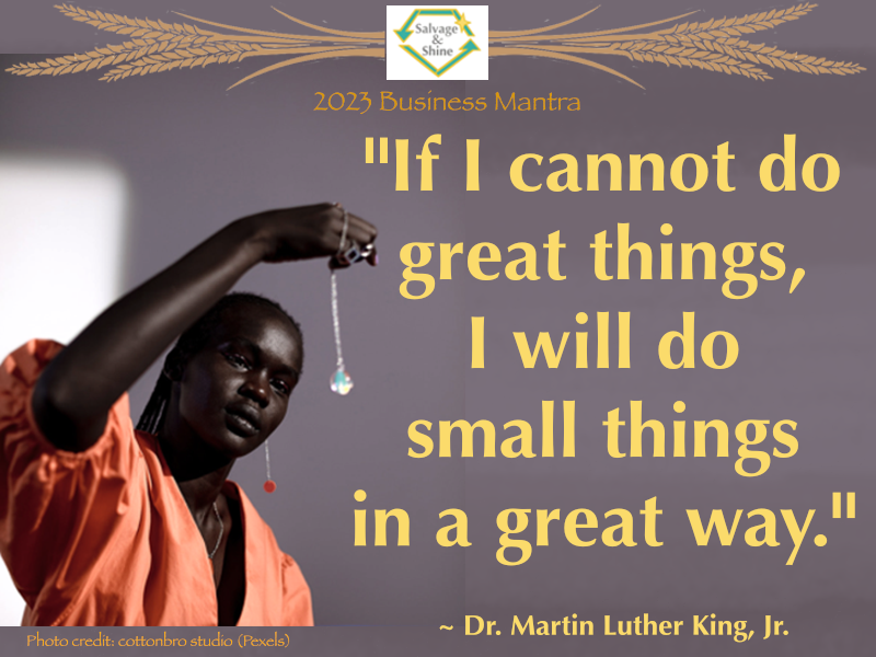 2023 Salvage & Shine Business Mantra