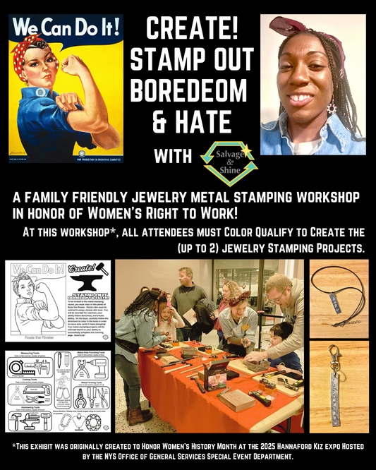 2025 New Children's Art Advocacy Exhibit: "We Can Do It!  Create! Stamp Out Boredom & Hate!"