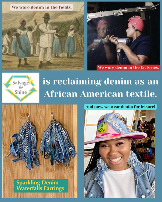 Reclaiming Denim as an African American textile:  My 2025 Creative Collaboration