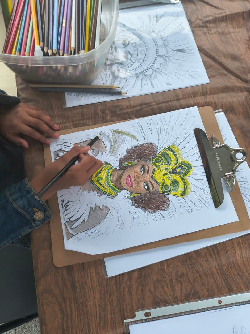 Children's Caribbean Carnival Color & Sip
