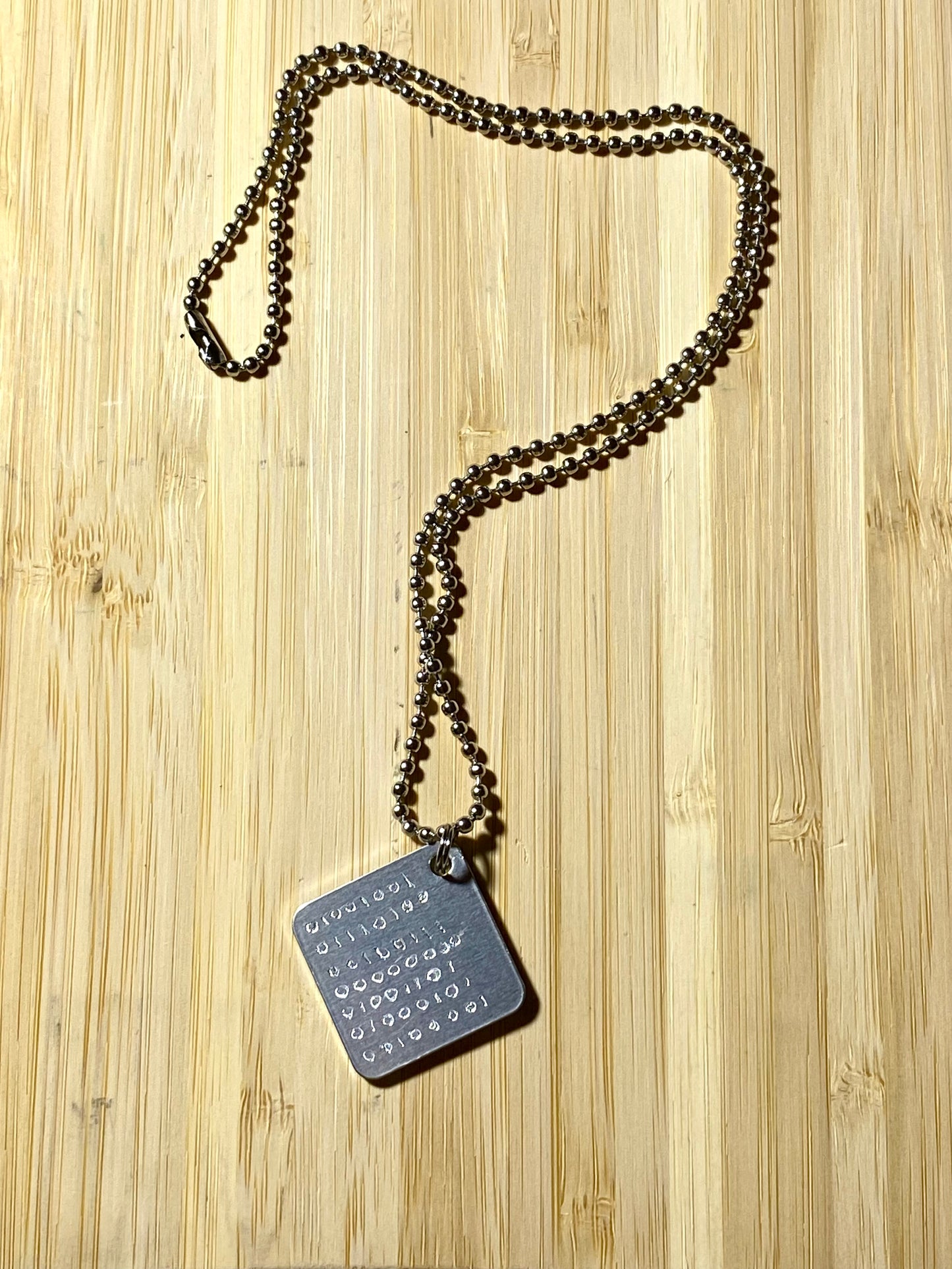 Canned Digitized Human Necklace